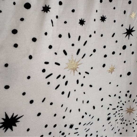 Soma cool nights long sleeve celestial star print sleepshirt sleep dress Large - Picture 5 of 7